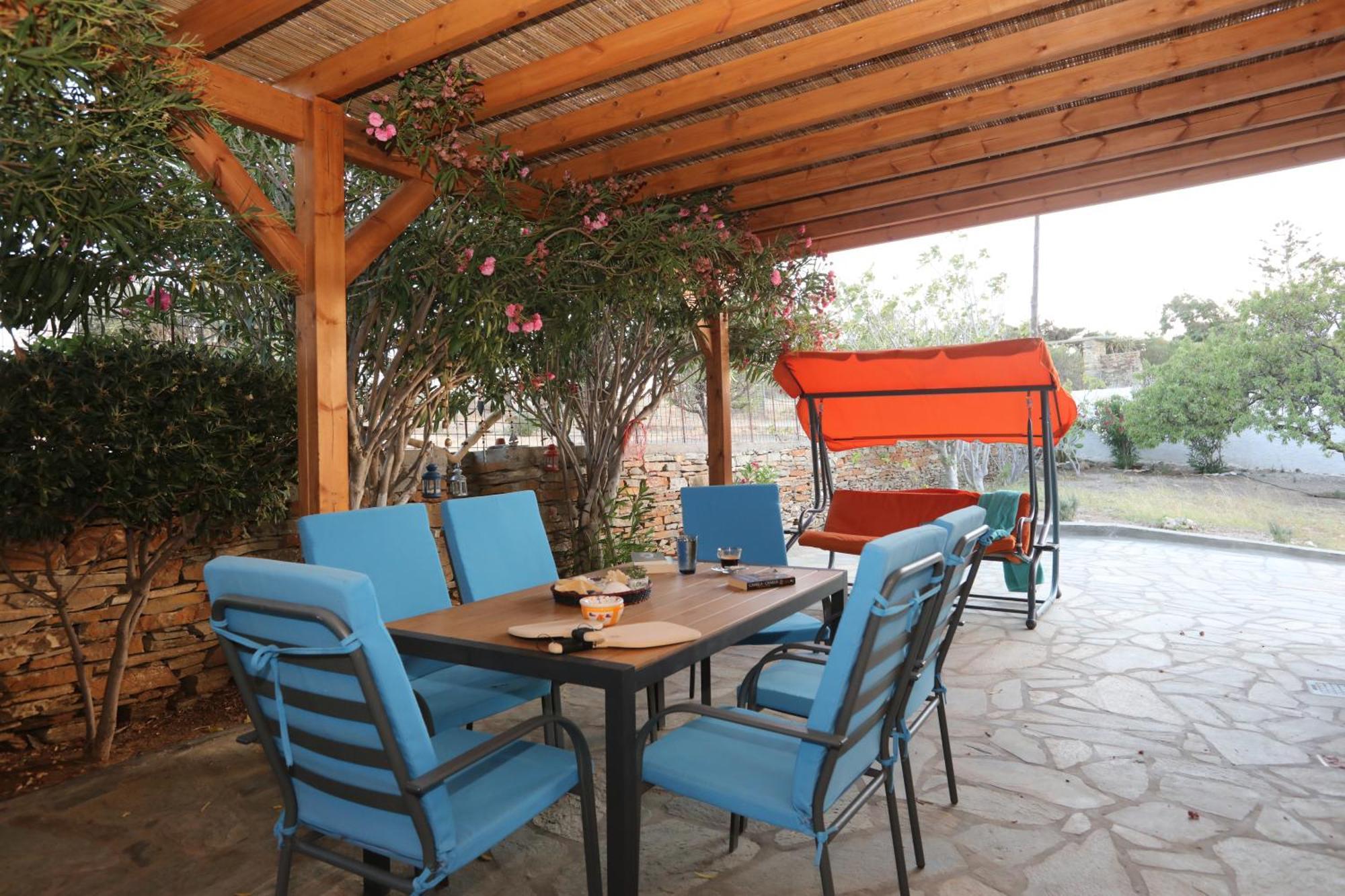 Ruby'S Summer House With Spacious Garden And Free Parking Gávrio Kültér fotó